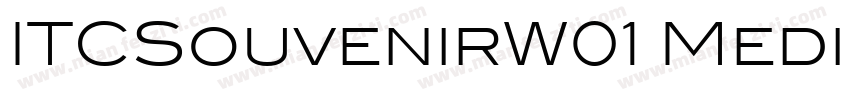 ITCSouvenirW01 Medium Regular字体转换